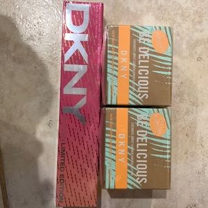 Three bottles of perfume